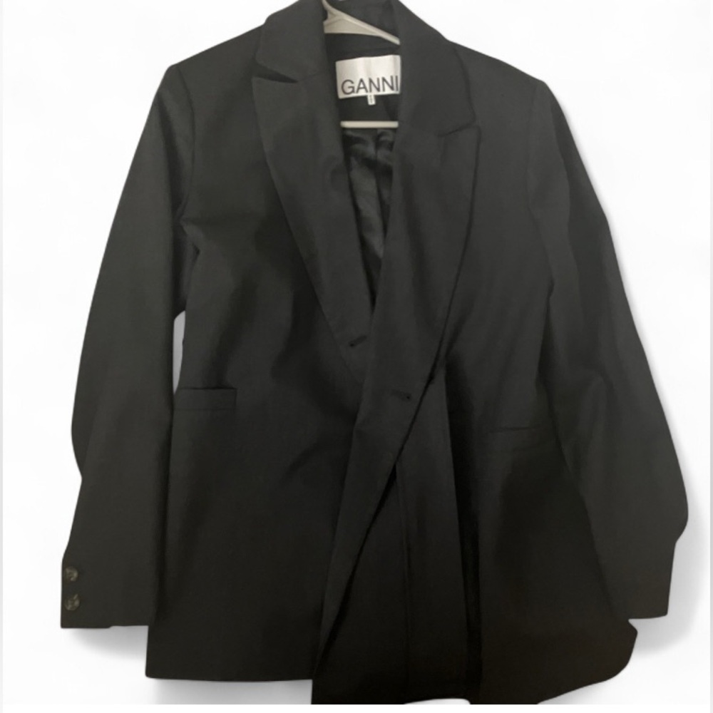 GANNI Black Blazer
